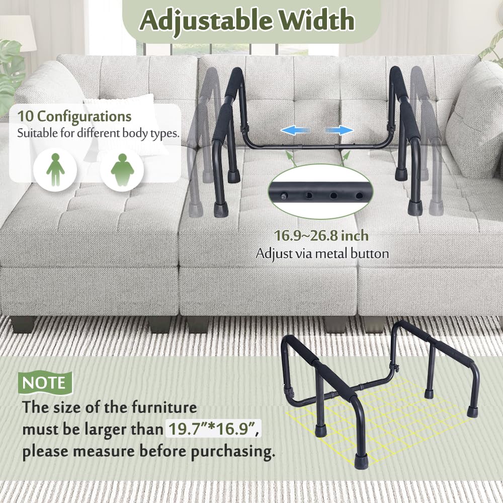Mybow Standing Helper Adjustable Couch Cane Assist