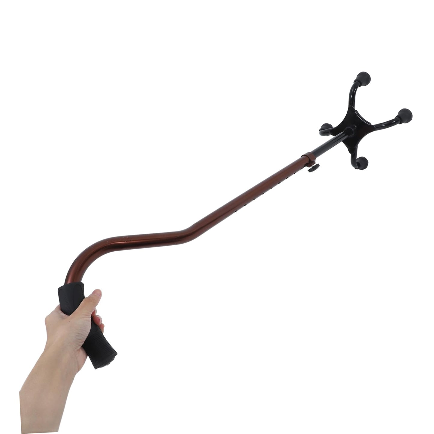 Anneome Four-Leg Aluminium Adjustable Walking Cane - Bronze
