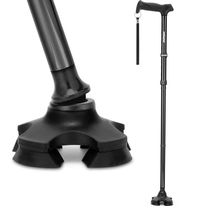 rehand Foldable Adjustable Lightweight Walking Stick