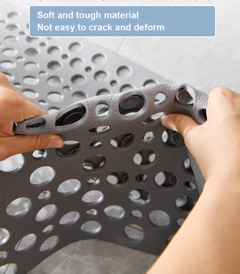 Uandhome Rubber Anti-Slip Anti-Mould 75x43cm Bath Mat