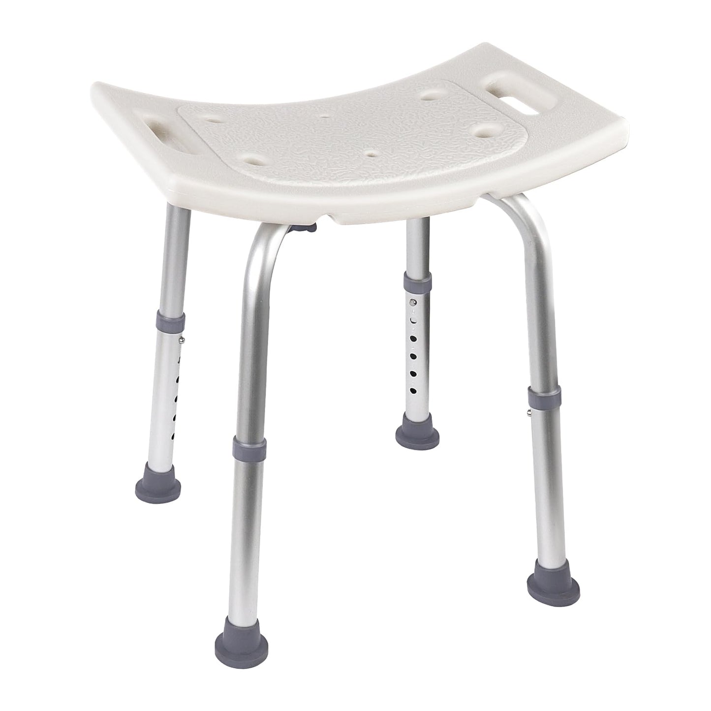 Ez2care Adjustable Non-Slip Shower Chair for Elderly & Disabled