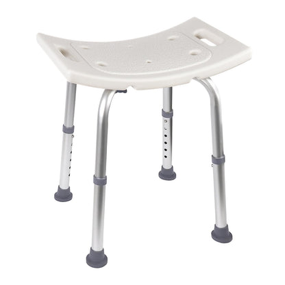 Ez2care Adjustable Non-Slip Shower Chair for Elderly & Disabled