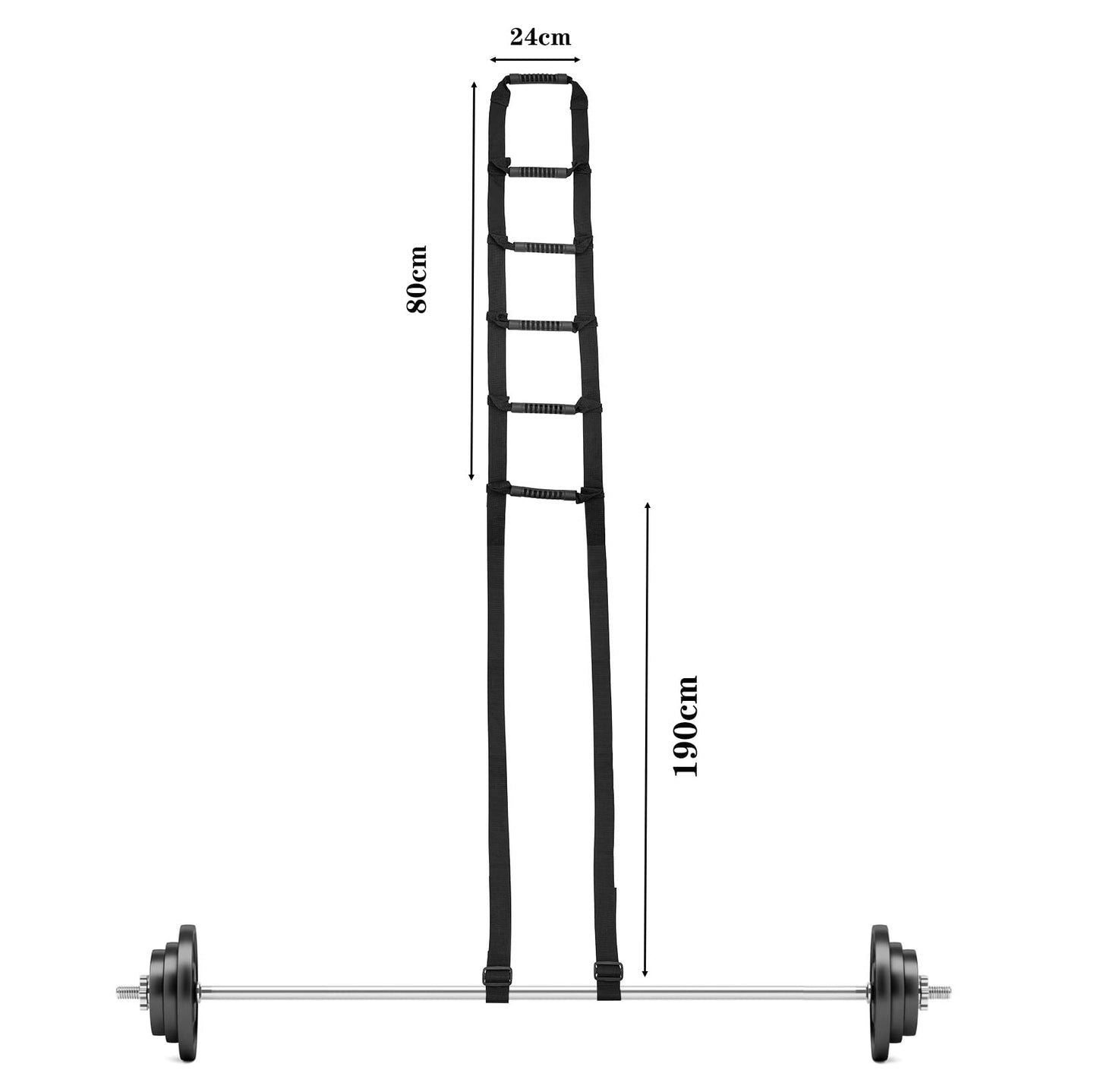 Pull Up Assist Bed Ladder,Bed Ladder Assist with Handle Strap,Sit Up Helper Bed Assistance for Elderly, Senior, Injury Recovery Patient, Pregnant, Handicap
