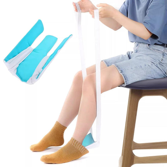 Sock Aid - Easy to Use Flexible Compression Sock Helper for Elderly, Seniors, Disabled, and Pregnant Women - Non-Slip, Universal Fit, Soft Grip, Suitable for Daily Living, Easy On and Off - Fengea