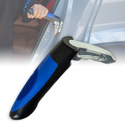 Verynewbee Portable Door Latch Grab Bar Car Door Assist Handle - Blue