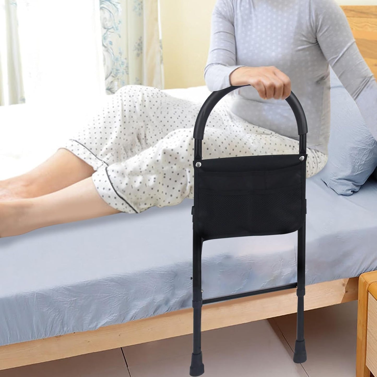 Joliling Adjustable Height Fall Prevention Bed Safety Rail