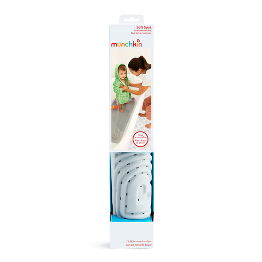 Munchkin Soft Spot Cushioned Bath Mat, Grey