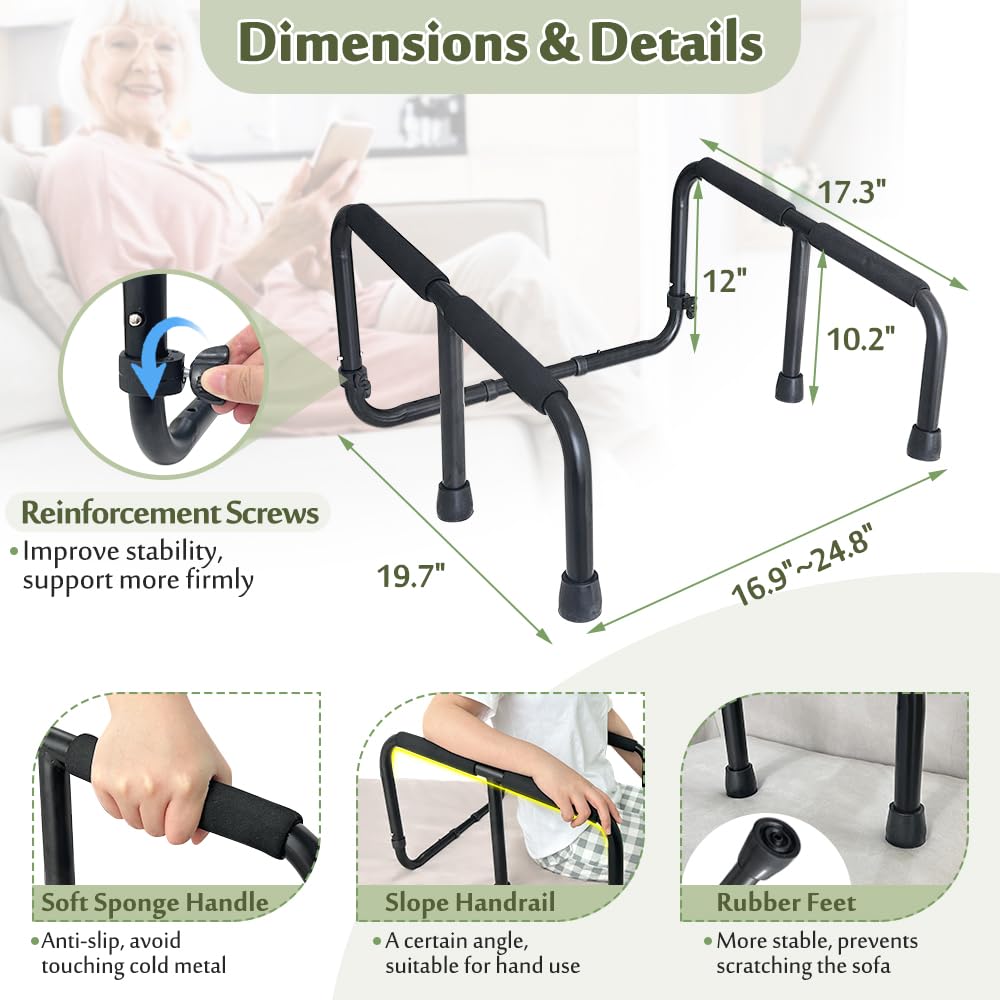 Mybow Standing Helper Adjustable Couch Cane Assist