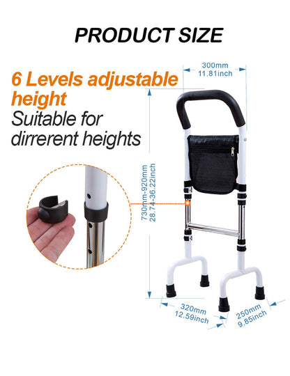 FesFun Adjustable Standing Handle Non-Slip Stand Assist Rail