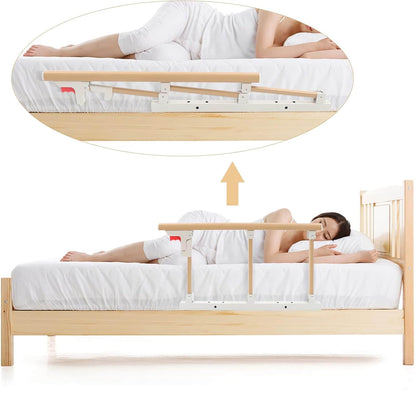 FesFun Foldable Grab Bar Non-Slip Bed Rail for Elderly