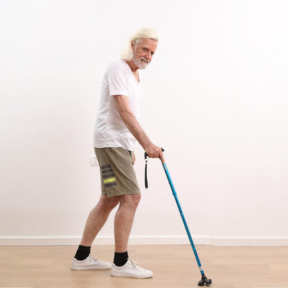 rehand Foldable Adjustable Lightweight Walking Stick