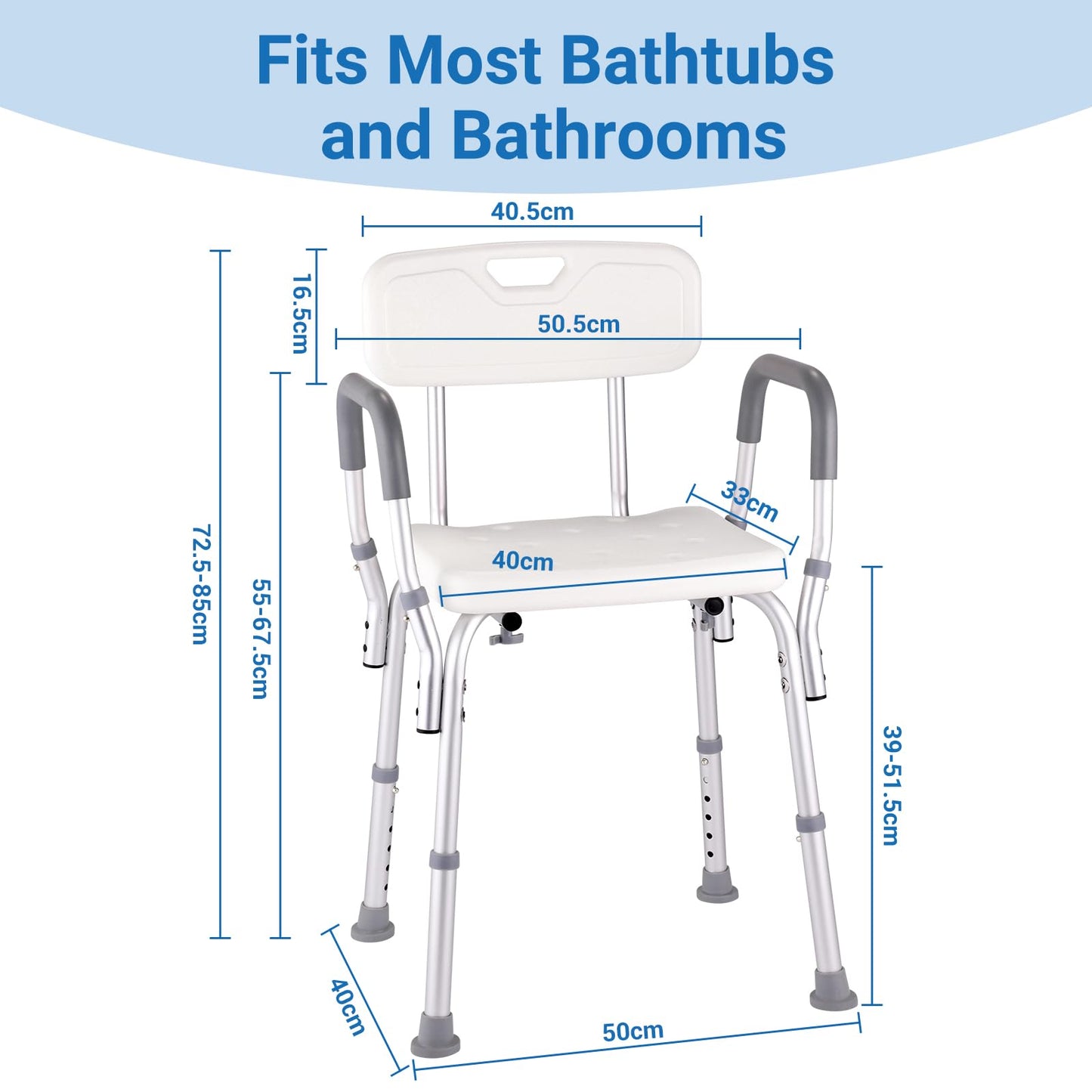 Altus Multi-Function Anti-Slip Shower Chair Platform