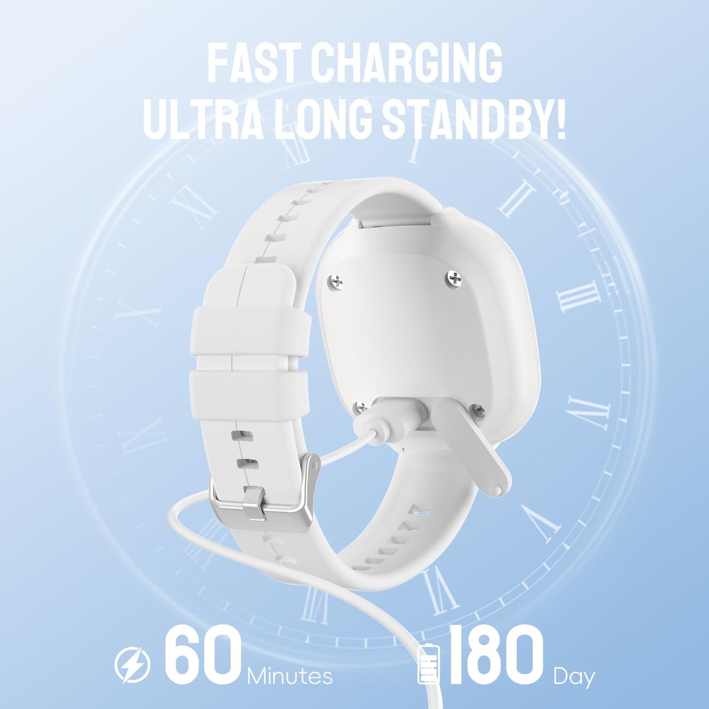 UanTii Waterproof Smart SOS Bracelet Tuya WiFi Emergency Alert SOS Watch for Elderly Fall Alarm SOS Call Panic Button