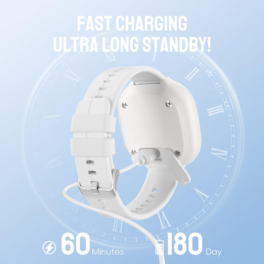UanTii Waterproof Smart SOS Bracelet Tuya WiFi Emergency Alert SOS Watch for Elderly Fall Alarm SOS Call Panic Button