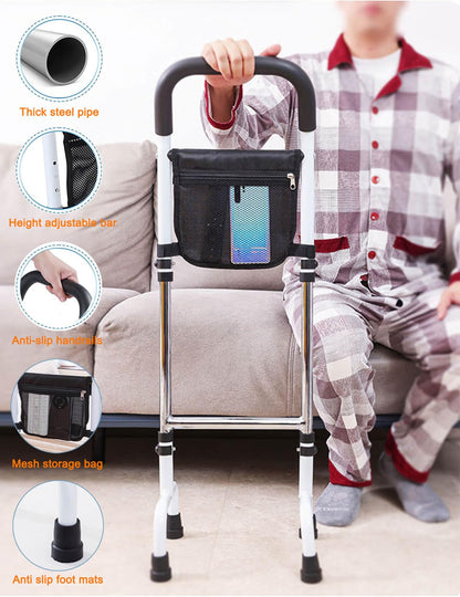 FesFun Adjustable Standing Handle Non-Slip Stand Assist Rail
