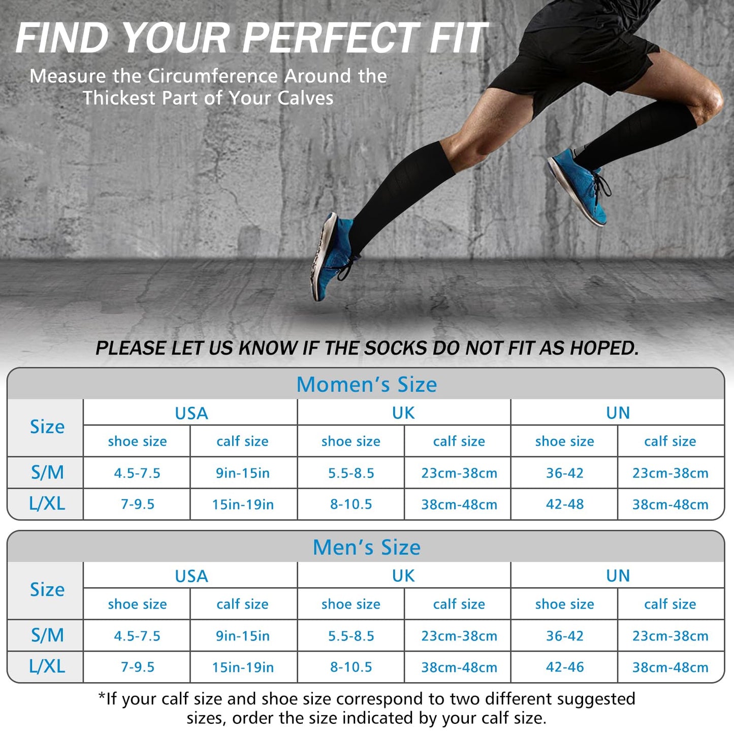 EYMOE Compression Socks 15-20 mmHg Breathable - Unisex - 2 Pairs