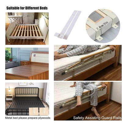 FesFun Foldable Grab Bar Non-Slip Bed Rail for Elderly