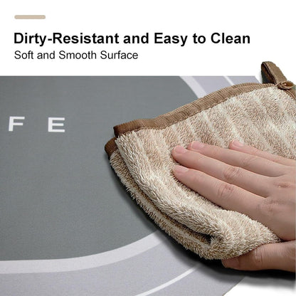 muhomuho Absorbent Non-Slip Quick-Dry 40x60cm Bath Mat