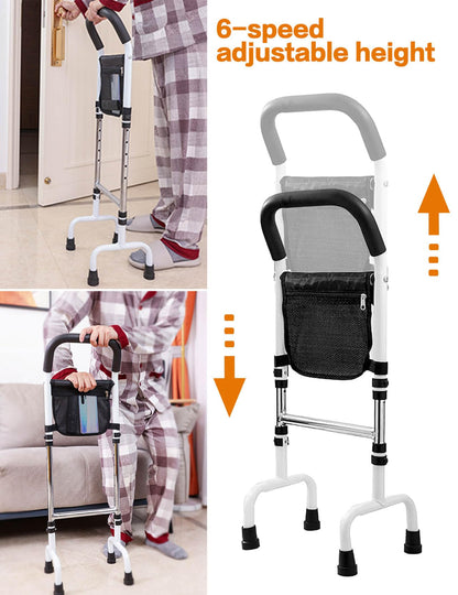 FesFun Adjustable Standing Handle Non-Slip Stand Assist Rail