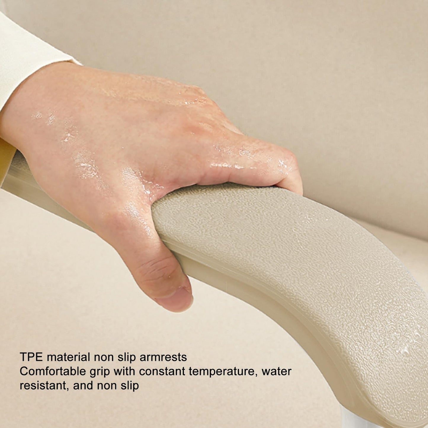 Pomya 6-Height Adjustable TPE Non-Slip Chair Stand Assist Aid