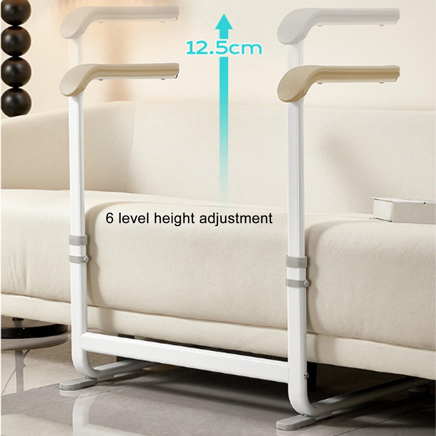 Pomya 6-Height Adjustable TPE Non-Slip Chair Stand Assist Aid