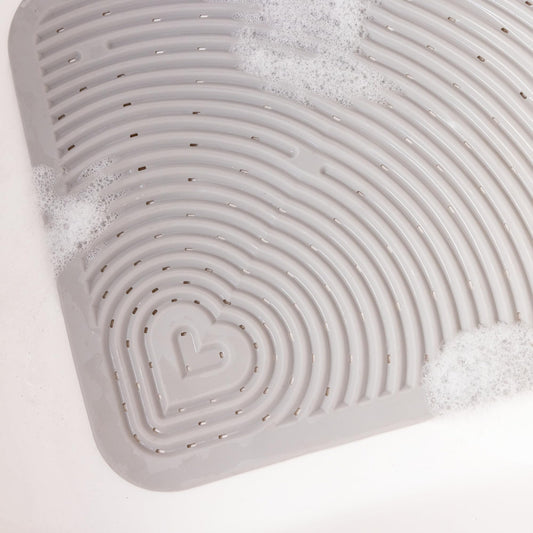 Munchkin Soft Spot Cushioned Bath Mat, Grey