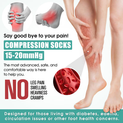 Laite Hebe Compression Socks Athletic Graduated - Unisex - 3 Pairs