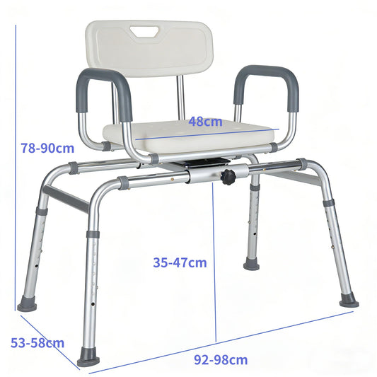 Generic Sliding Non-Slip Adjustable Transfer Bench