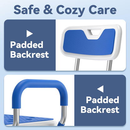 Loyoda Heavy Duty Reinforced Non-Slip Shower Chair