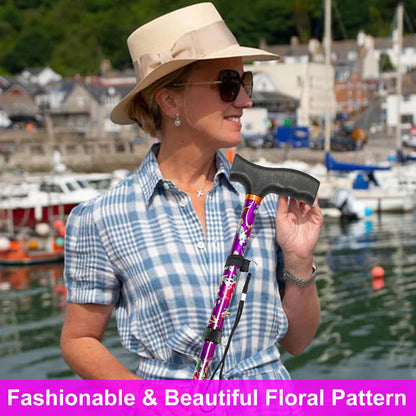 BeGrit Folding Adjustable Collapsible Walking Stick