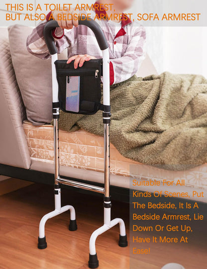 FesFun Adjustable Standing Handle Non-Slip Stand Assist Rail