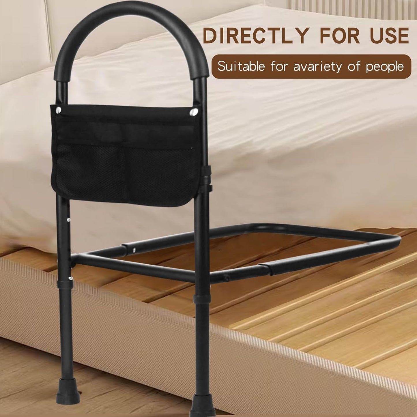 Joliling Adjustable Height Fall Prevention Bed Safety Rail