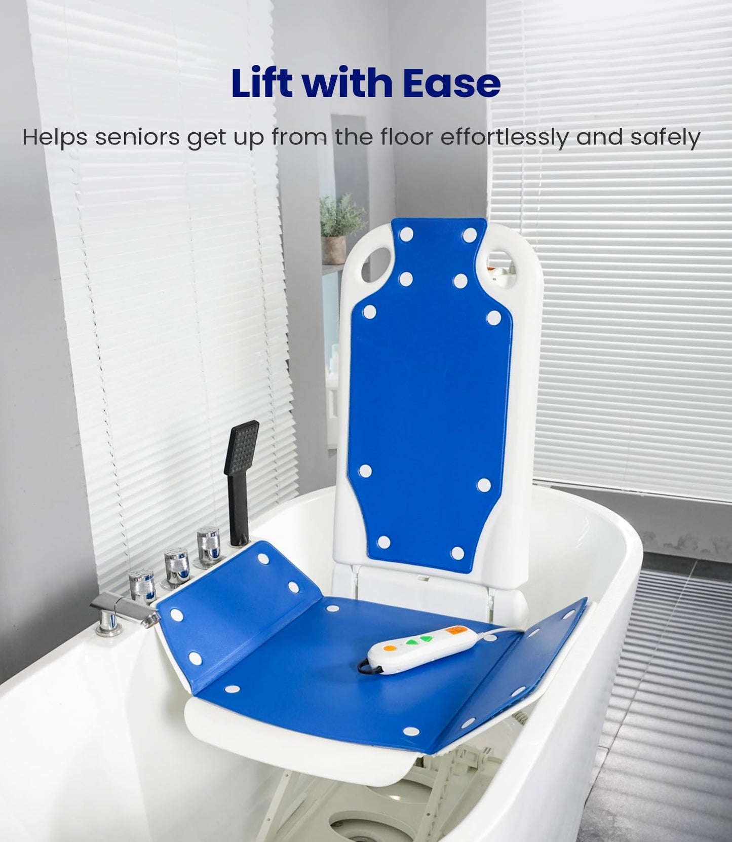 MAIDeSITe Electric Lifting Non-Slip Suction Cup Bath Lift