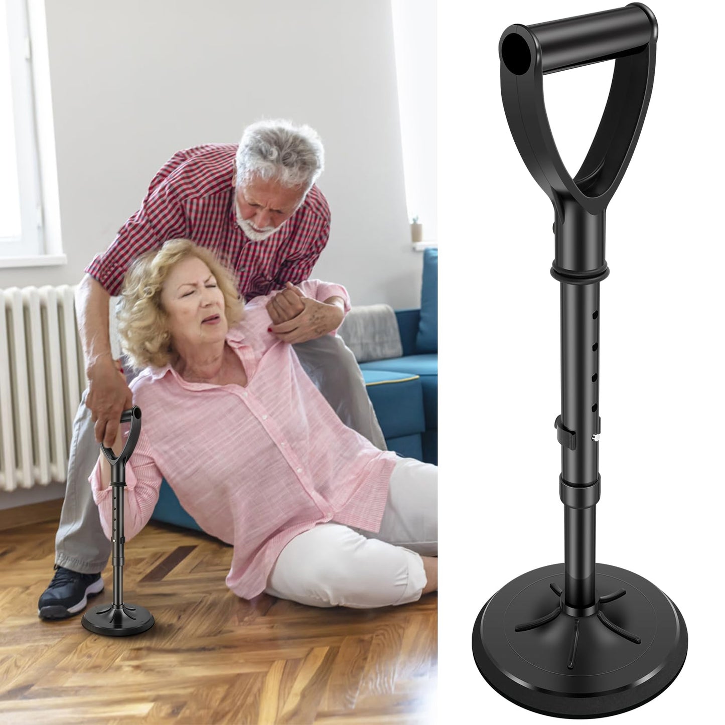 Abizarch Adjustable Metal Standup Helper Floor Stand Assist Aid
