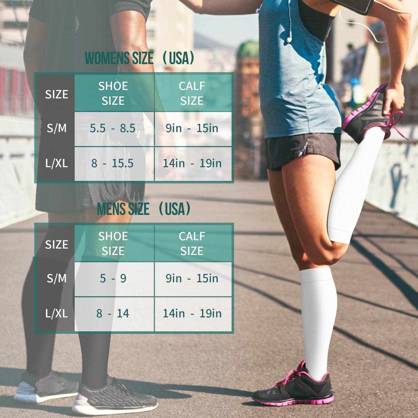 Laite Hebe Compression Socks Athletic Graduated - Unisex - 3 Pairs