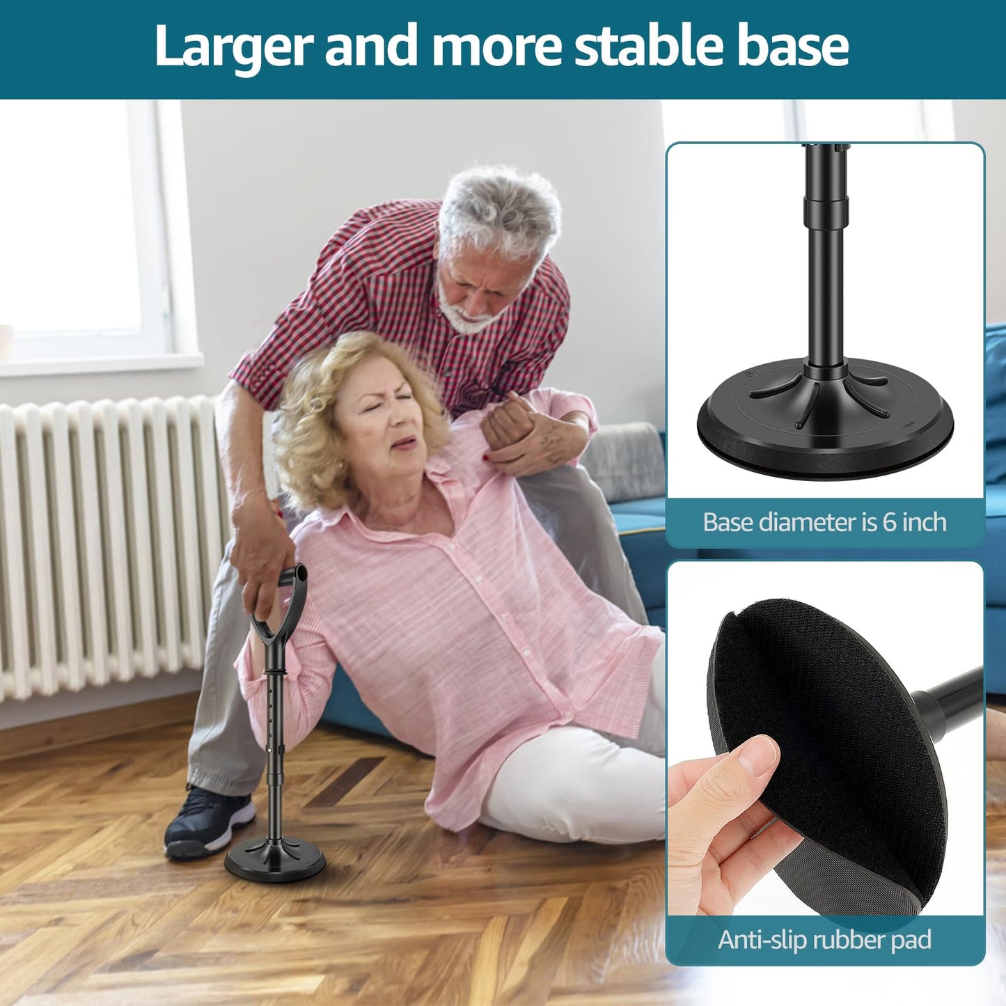 Abizarch Adjustable Metal Standup Helper Floor Stand Assist Aid