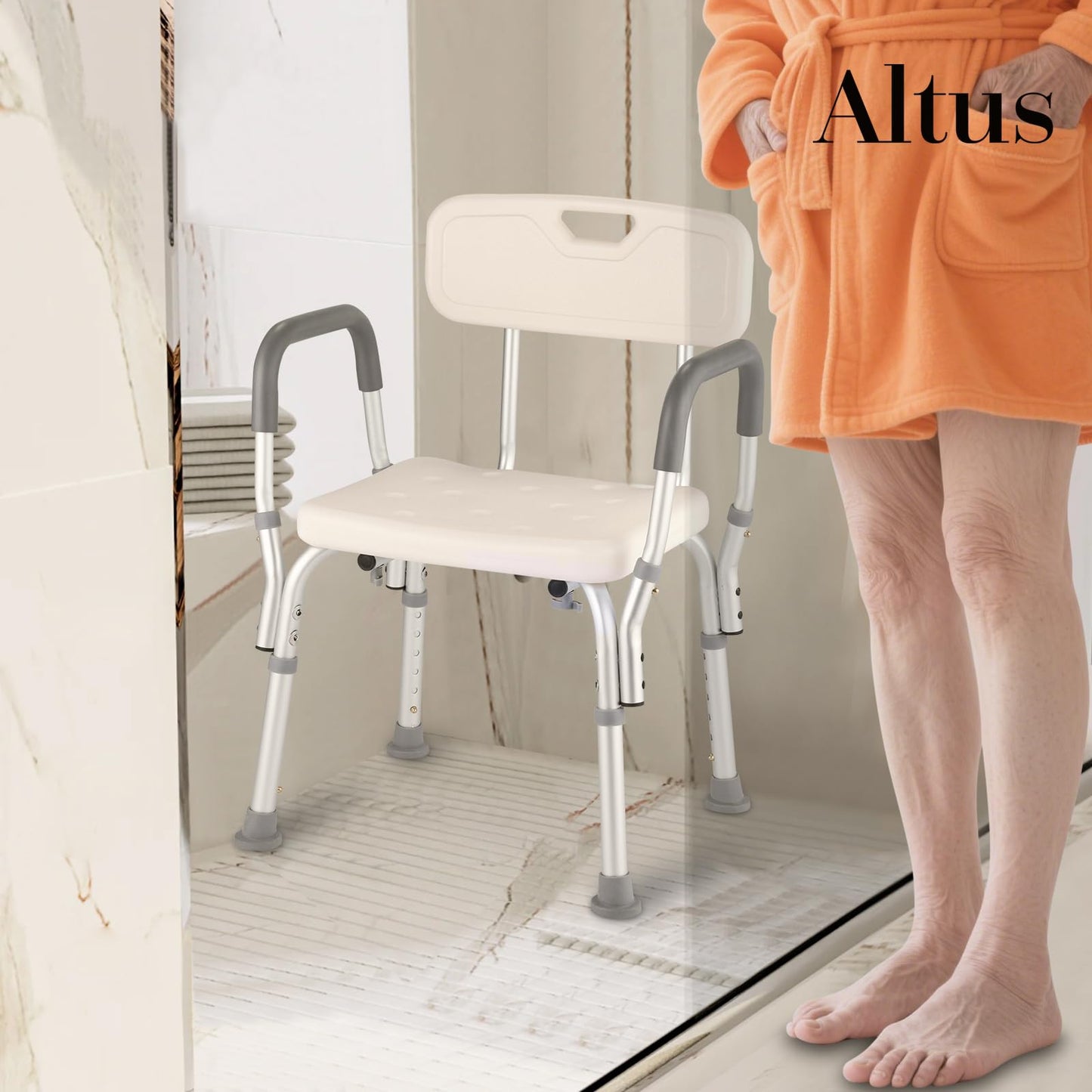 Altus Multi-Function Anti-Slip Shower Chair Platform