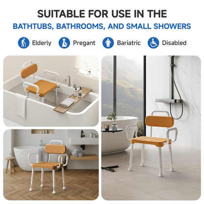 Loyoda Aluminium With Arms & Back Shower Chair - Brown
