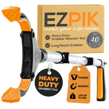 EZPIK 100cm Rotating Lightweight Reacher Grabber Tool
